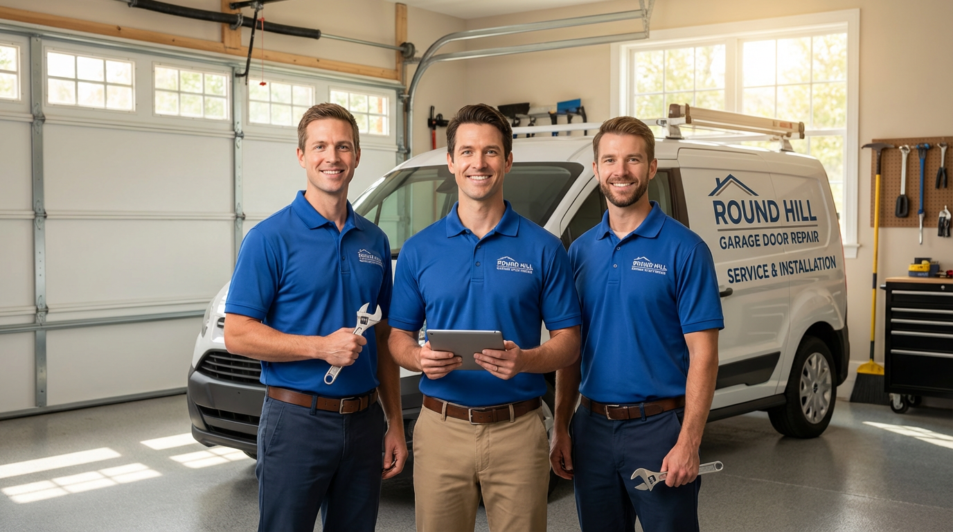 Round Hill Garage Door Repair technician providing professional service