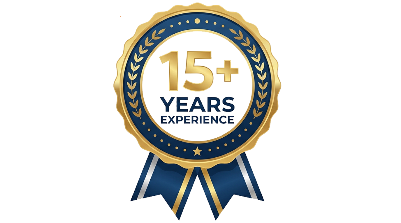 15+ Years Experience