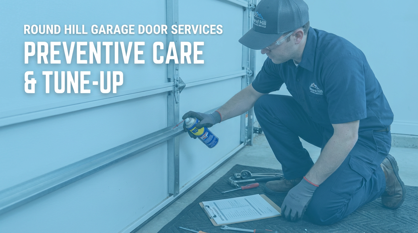 Garage door maintenance and tune-up service