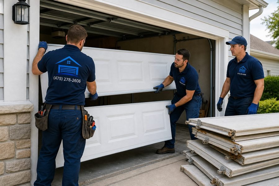 Garage door replacement - Round Hill Garage Door Repair