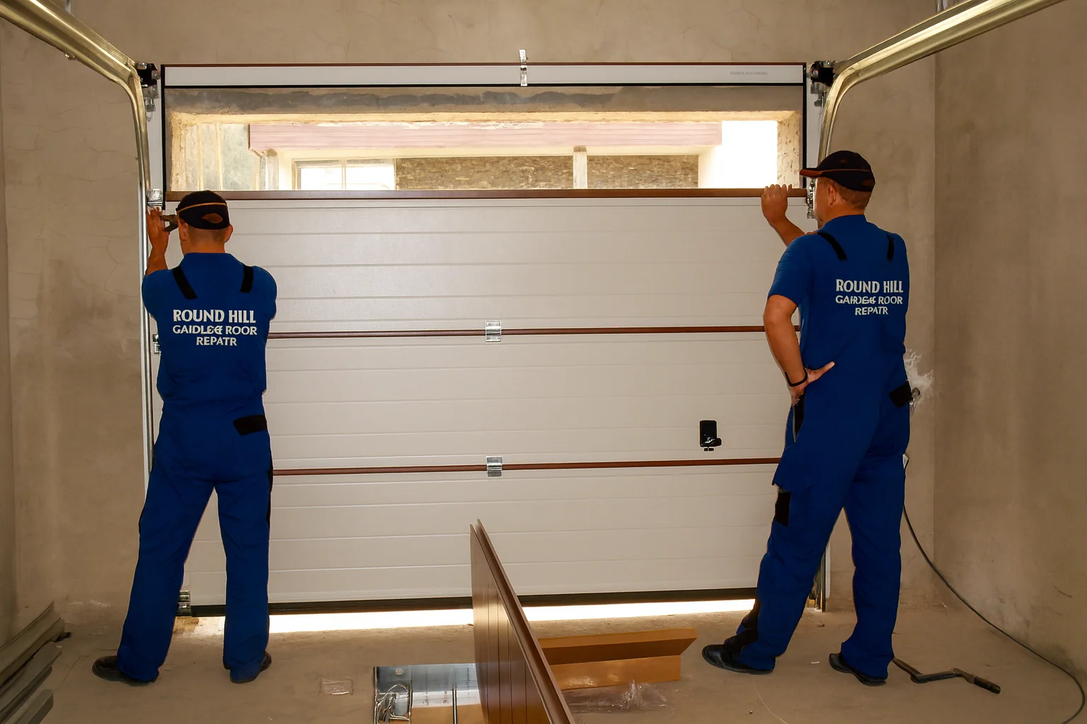 Garage door installation